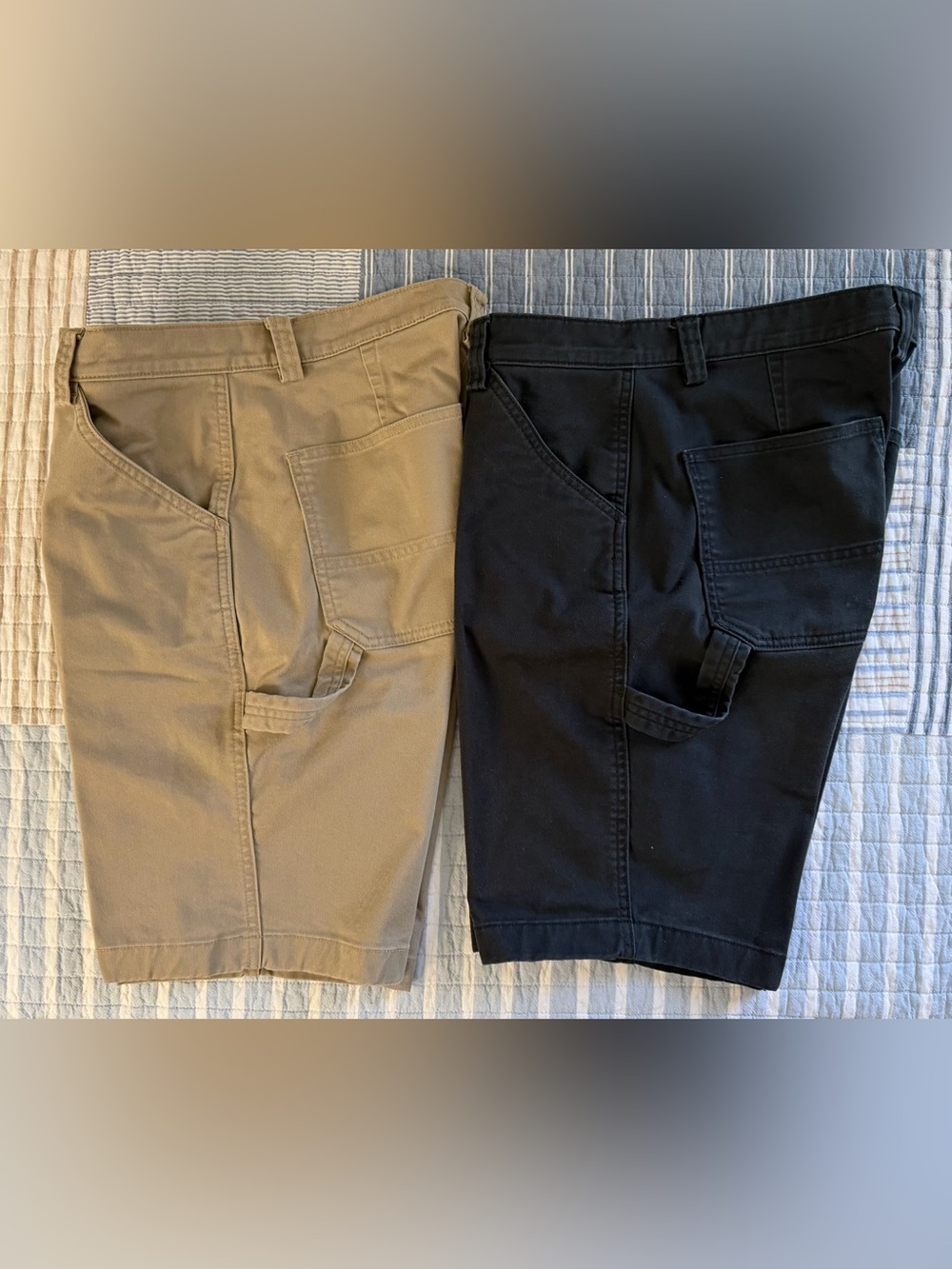 Duluth Trading Co. 2 Pair Women's 40 Grit Flex Twill 10" Shorts